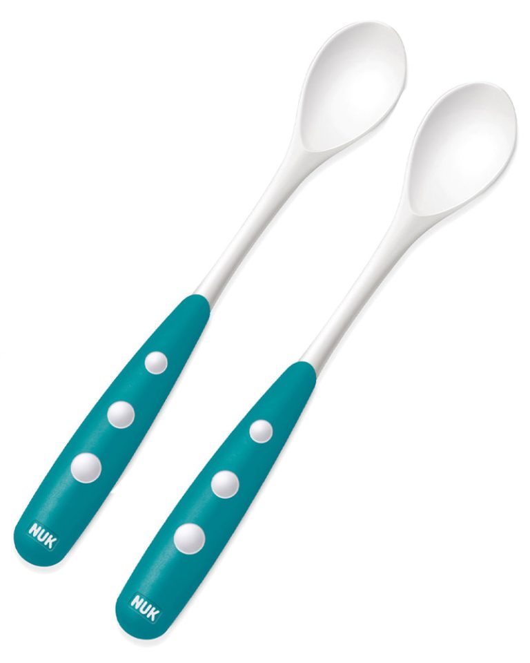 NUK Cuillères longues Lot de 2 Bleu