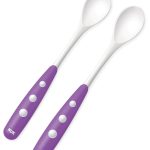 NUK Cuillères longues Lot de 2 Mauve
