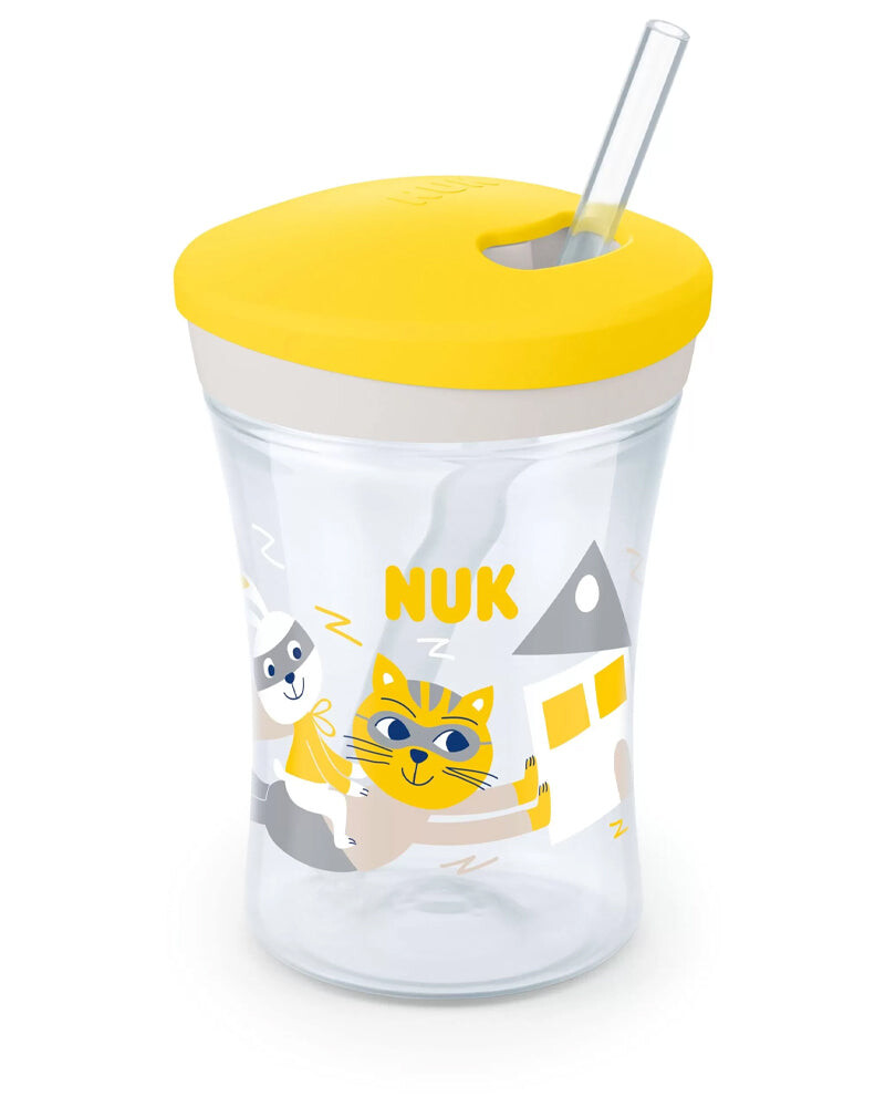 NUK Evolution Action Cup 230 ml 12 mois+ Jaune NUK Evolution Action Cup 230 ml 12 mois+ Jaune