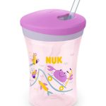 NUK Evolution Action Cup 230 ml 12 mois+ Mauve