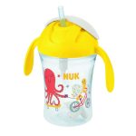 NUK Gobelet avec paille 230 ml Jaune