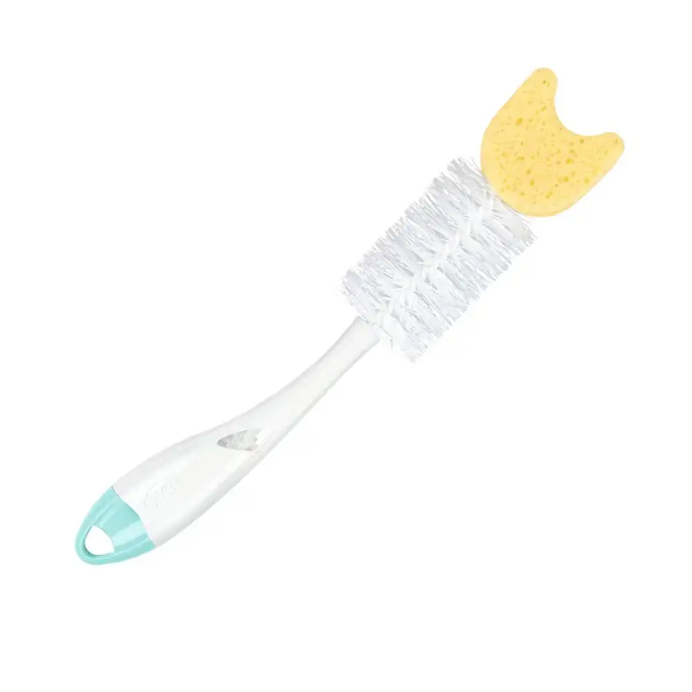 NUK Goupillon biberon 2 en 1 avec éponge Mint NUK Goupillon biberon 2 en 1 avec éponge Mint