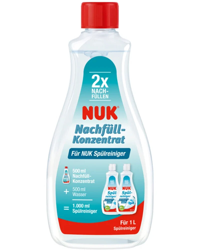 NUK Liquide vaisselle biberons et tétines Recharge concentrée 500 ml NUK Liquide vaisselle biberons et tétines Recharge concentrée 500 ml