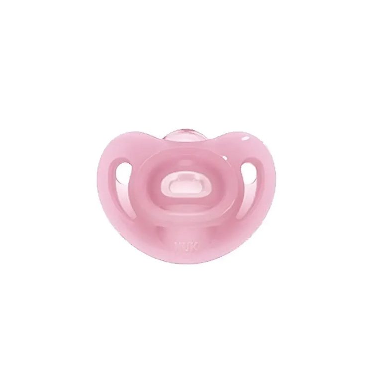 NUK Sucette Sensitive 0-6 mois Rose