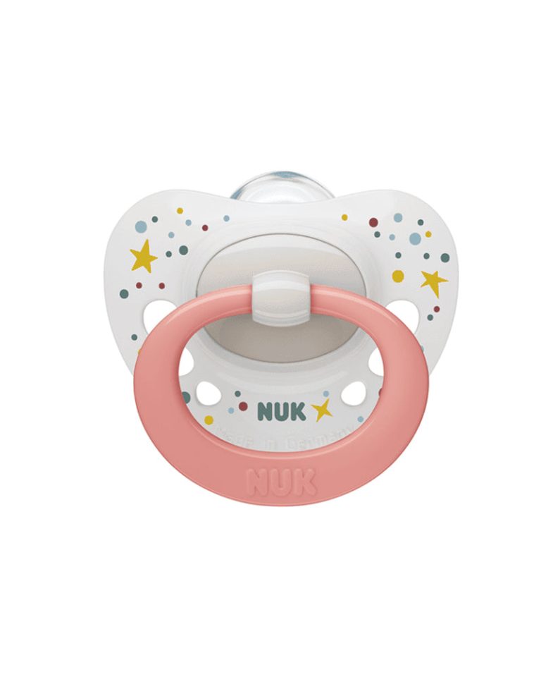 NUK Sucette Signature 0-6 mois Rose