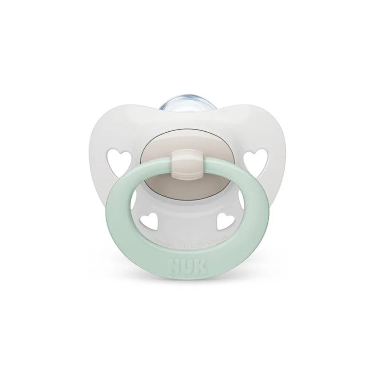 NUK Sucette Signature 0-6 mois Vert & gris