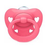 NUK Sucette Signature 6-18 mois Rose