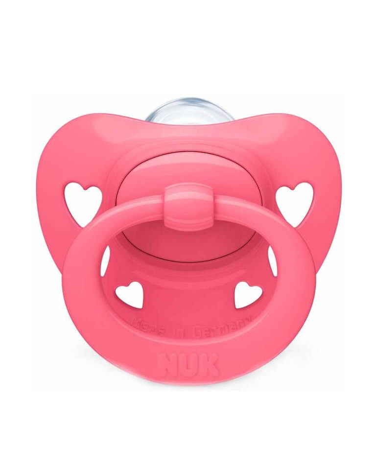 NUK Sucette Signature 6-18 mois Rose
