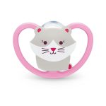 NUK Sucette Space avec boîte 0-6 mois Chat