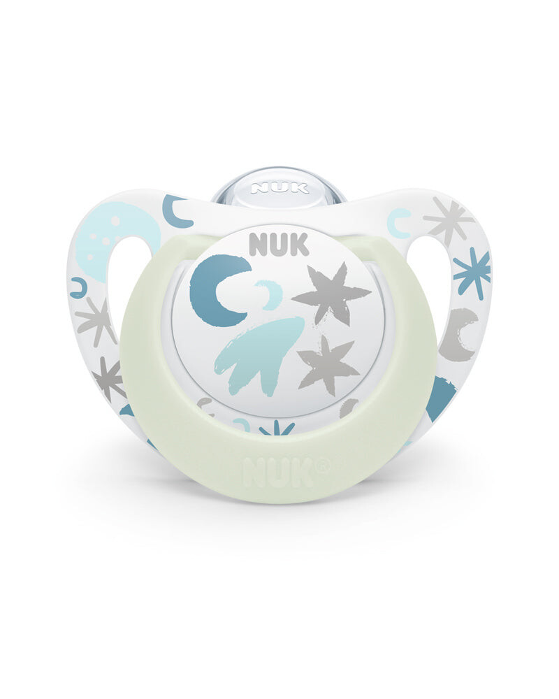 NUK Sucette Star Night 0-6 mois Étoiles NUK Sucette Star Night 0-6 mois Étoiles