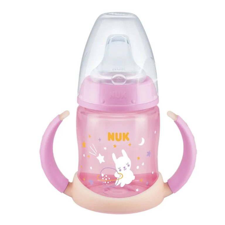NUK Tasse d'apprentissage effet lumineux 150 ml 6-18 mois Rose