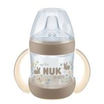 NUK Tasse d'apprentissage effet lumineux For Nature 150 ml 6-18 mois Marron