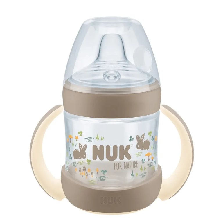 NUK Tasse d'apprentissage effet lumineux For Nature 150 ml 6-18 mois Marron