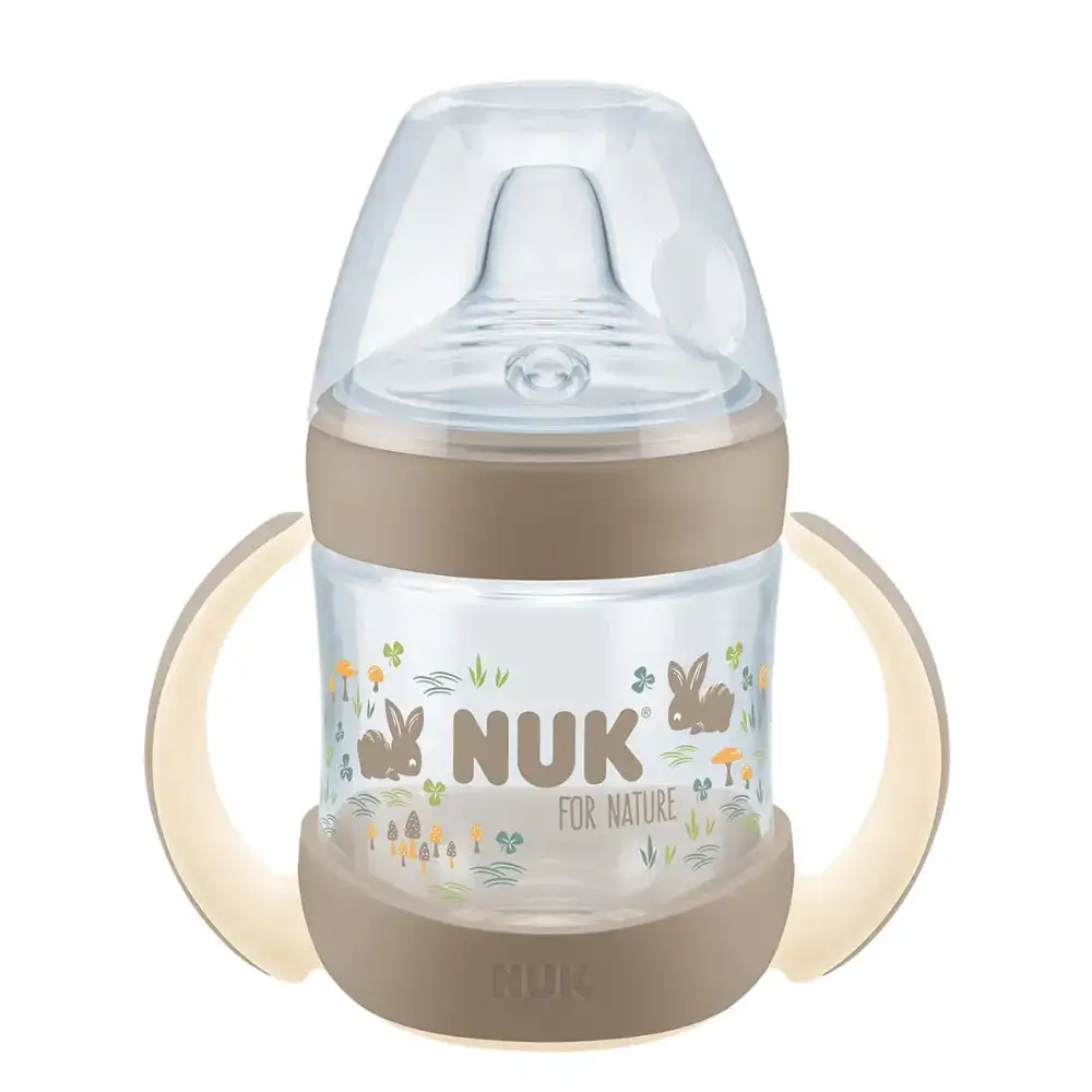 NUK Tasse d'apprentissage effet lumineux For Nature 150 ml 6-18 mois Marron NUK Tasse d'apprentissage effet lumineux For Nature 150 ml 6-18 mois Marron
