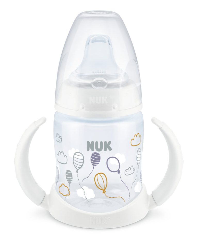 NUK Tasse d'apprentissage Temperature Control 150 ml 6-18 mois Blanc