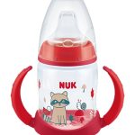 NUK Tasse d'apprentissage Temperature Control 150 ml 6-18 mois Rouge