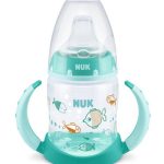NUK Tasse d'apprentissage Temperature Control 150 ml 6-18 mois Vert