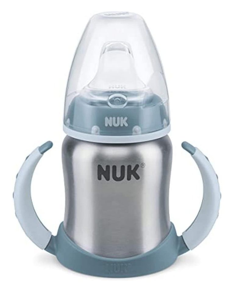 NUK Tasse Learner Stainless Steel 125 ml 6-18 mois Bleu