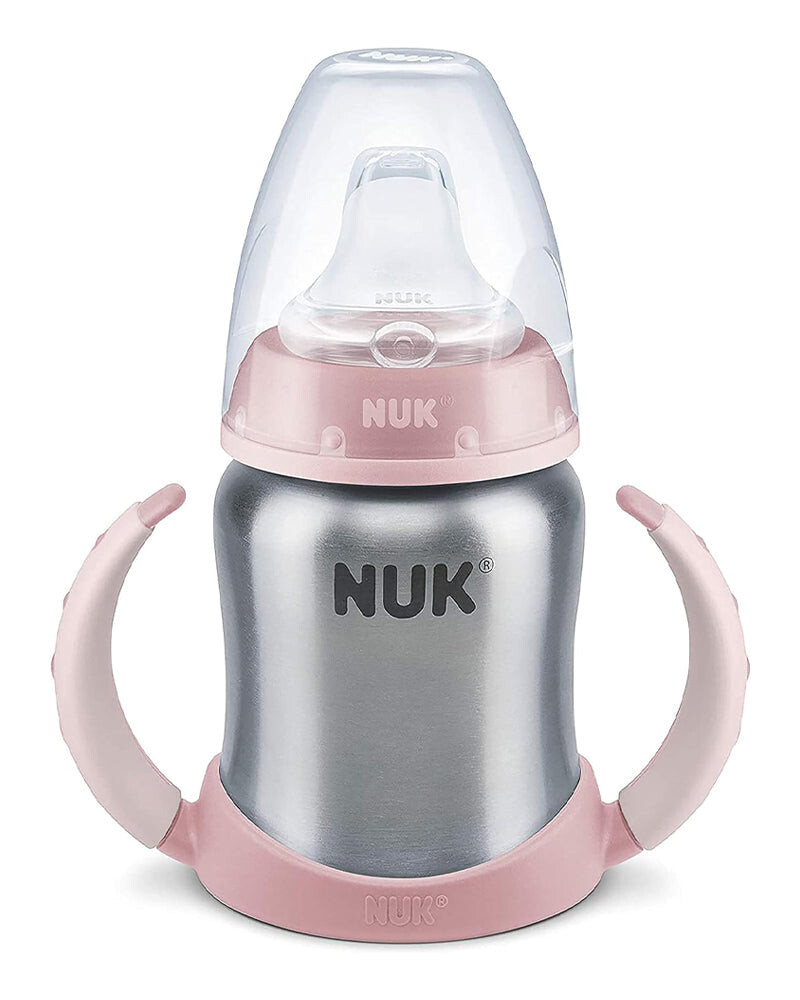 NUK Tasse Learner Stainless Steel 125 ml 6-18 mois Rose NUK Tasse Learner Stainless Steel 125 ml 6-18 mois Rose
