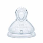 NUK Tétine col large silicone taille M 0-6 mois