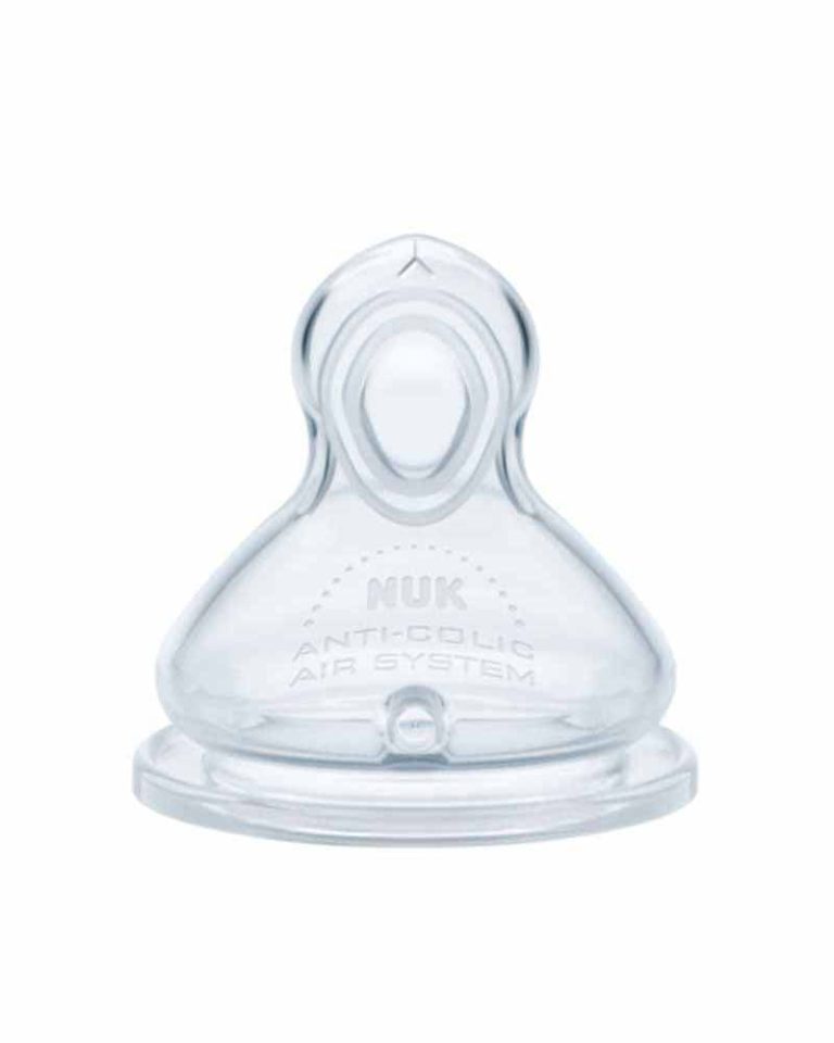 NUK Tétine col large silicone taille M 0-6 mois