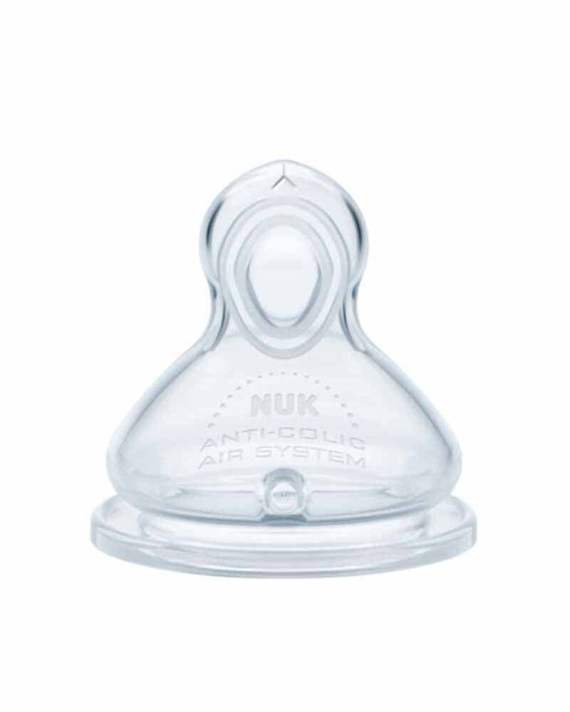 NUK Tétine col large silicone taille M 0-6 mois NUK Tétine col large silicone taille M 0-6 mois
