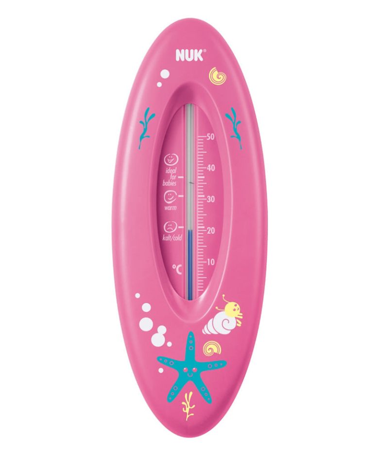 NUK Thermomètre de bain Rose