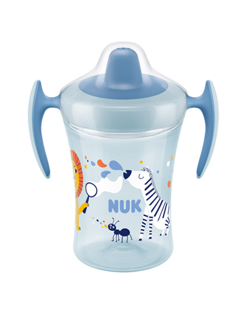 NUK Trainer Cup Tasse d'apprentissage 230 ml 6 mois+ Bleu NUK Trainer Cup Tasse d'apprentissage 230 ml 6 mois+ Bleu