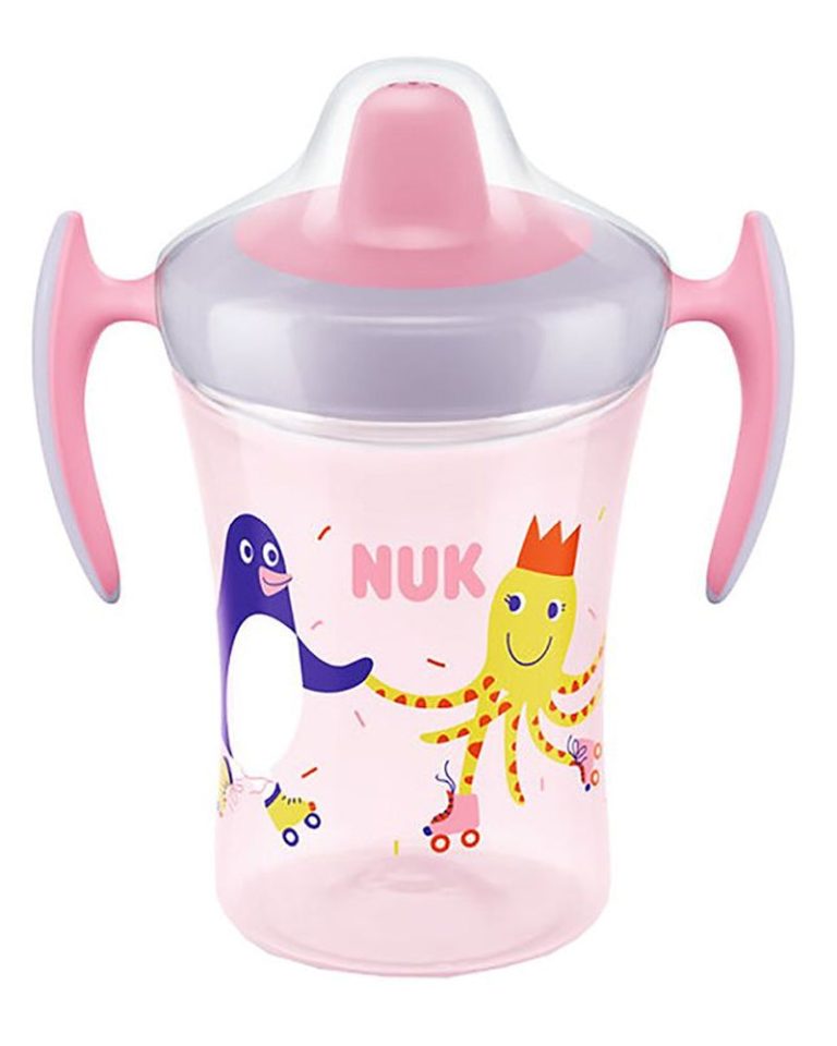 NUK Trainer Cup Tasse d'apprentissage 230 ml 6 mois+ Rose