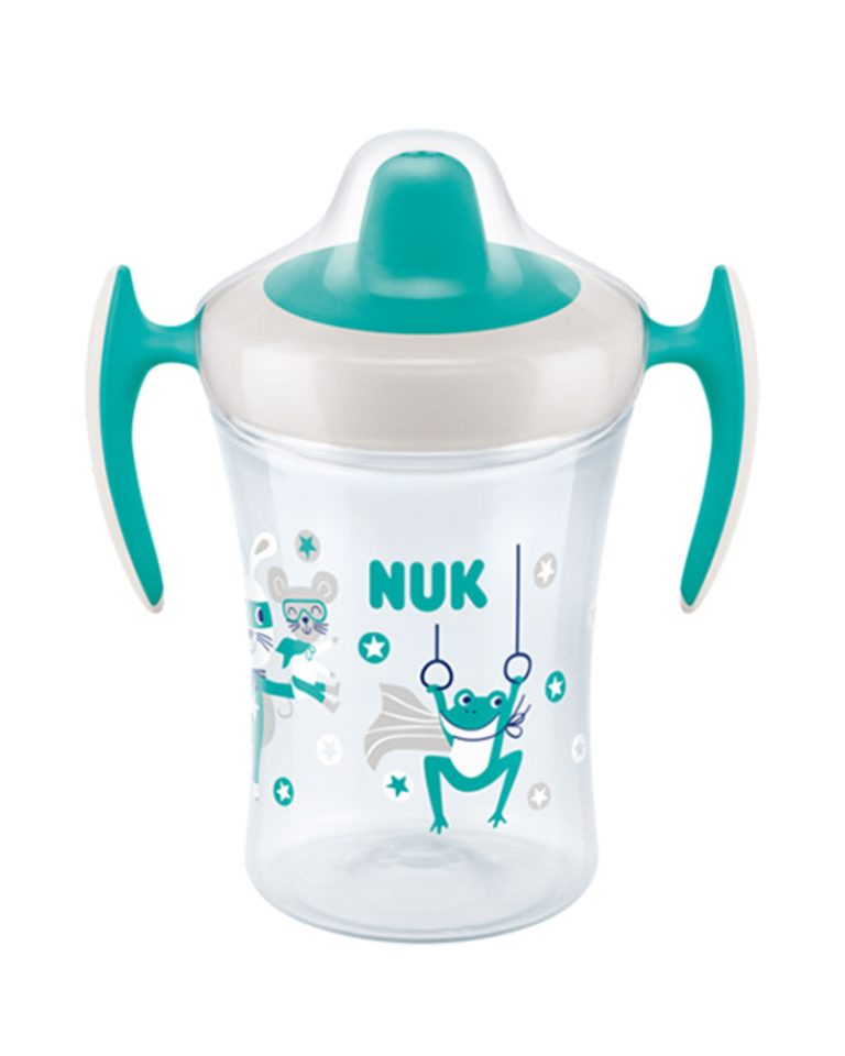 NUK Trainer Cup Tasse d'apprentissage 230 ml 6 mois+ Vert