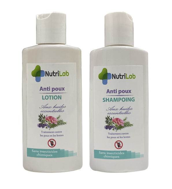Nutrilab Anti-poux Pack lotion + shampooing 125 ml Nutrilab Anti-poux Pack lotion + shampooing 125 ml