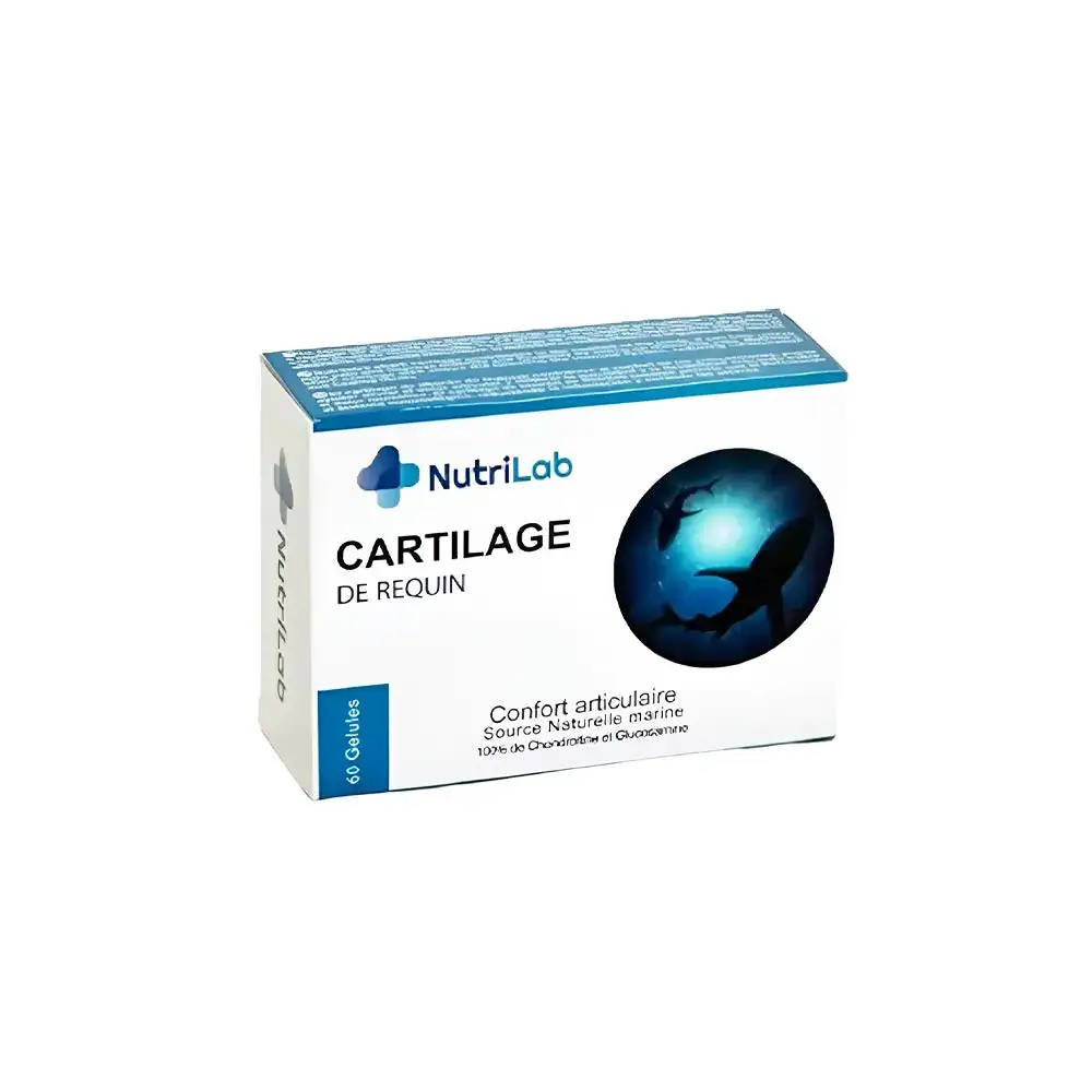 Nutrilab Cartilage de requin 60 gélules Nutrilab Cartilage de requin 60 gélules