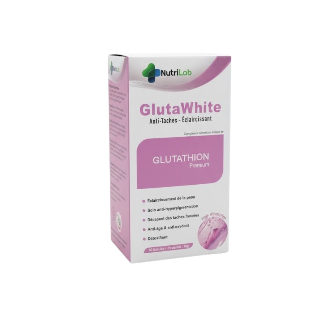 Nutrilab GlutaWhite Anti-taches 60 gélules Nutrilab GlutaWhite Anti-taches 60 gélules
