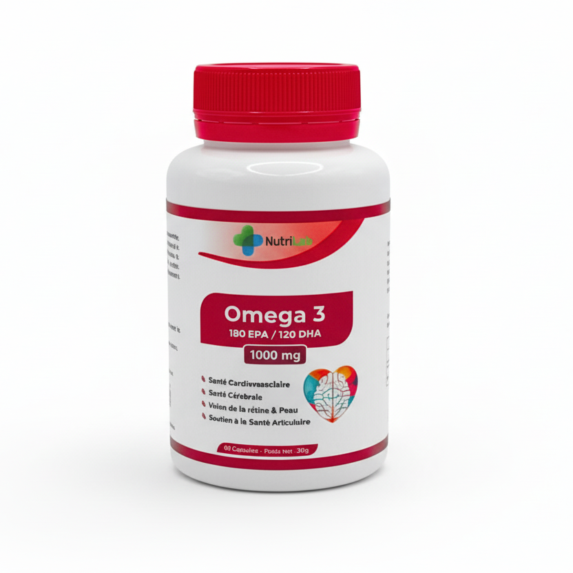 Nutrilab Oméga 3 60 gélules Nutrilab Oméga 3 60 gélules