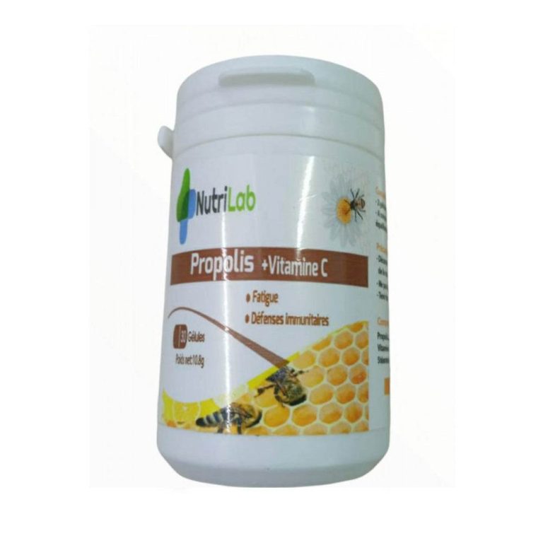 Nutrilab Propolis + vitamine C 30 gélules