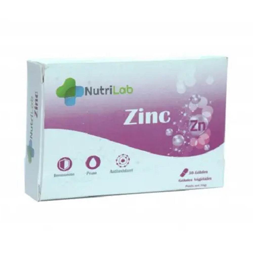 Nutrilab Zinc 30 gélules Nutrilab Zinc 30 gélules