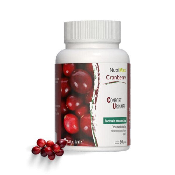 Nutrimax Cranberry Confort urinaire 38 mg 60 comprimés Nutrimax Cranberry Confort urinaire 38 mg 60 comprimés