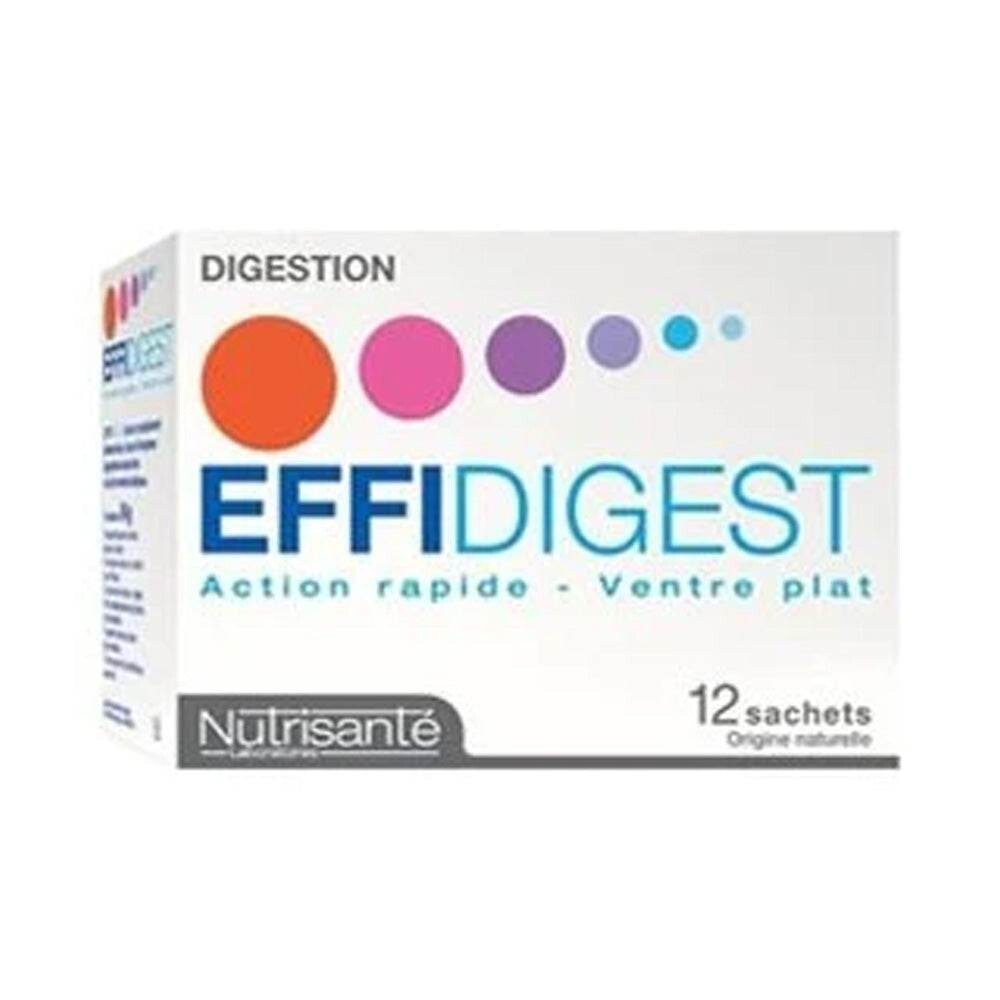 Nutrisanté Effidigest Ventre plat action rapide 12 sachets Nutrisanté Effidigest Ventre plat action rapide 12 sachets