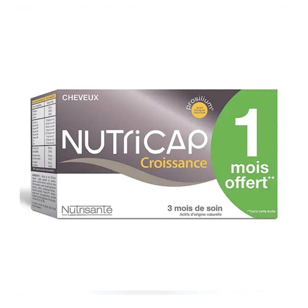Nutrisanté Nutricap Croissance anti-chute 3 mois 180 gélules Nutrisanté Nutricap Croissance anti-chute 3 mois 180 gélules