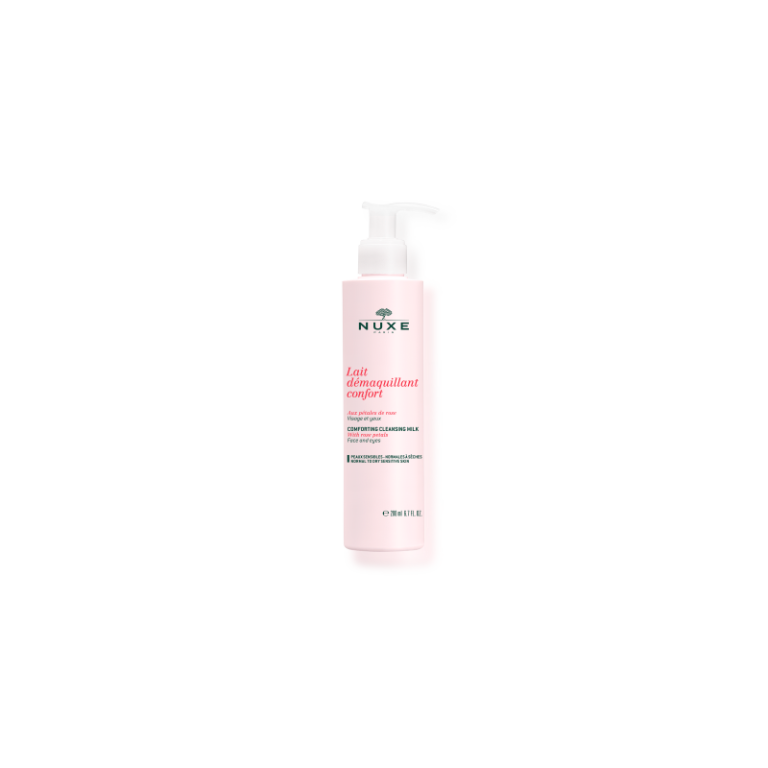 Nuxe Lait démaquillant confort aux pétales de rose 200 ml