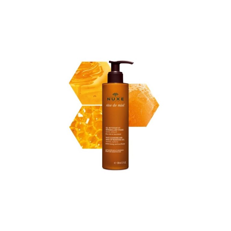 Nuxe Rêve de Miel Gel lavant surgras visage et corps 200 ml