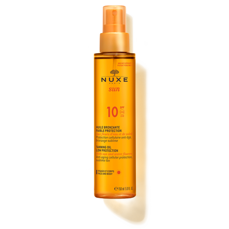 Nuxe Sun Huile bronzante faible protection SPF10 150 ml