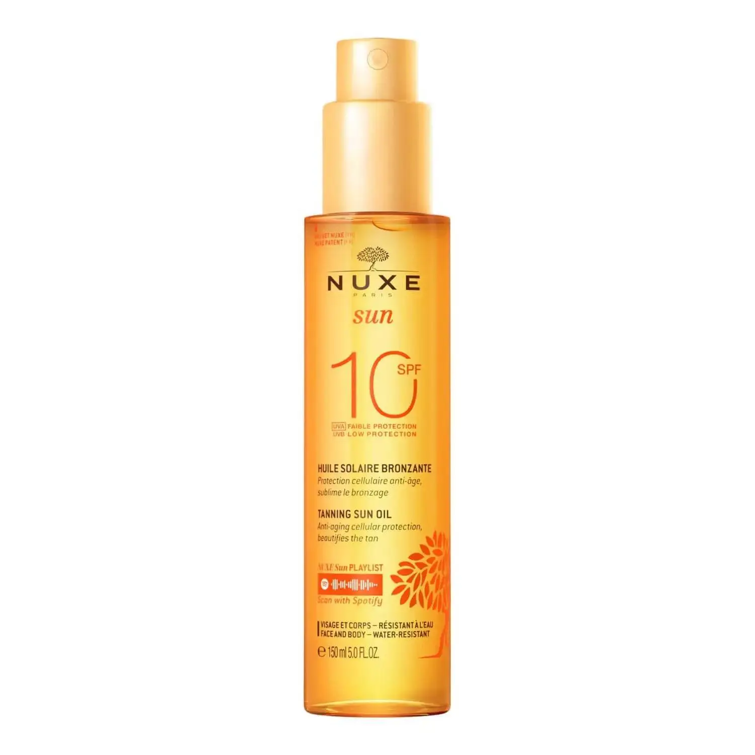 Nuxe Sun Huile solaire bronzante SPF10 150 ml Nuxe Sun Huile solaire bronzante SPF10 150 ml