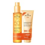 Nuxe Sun Pack Huile solaire bronzante SPF50 150 ml + Lait fraîcheur