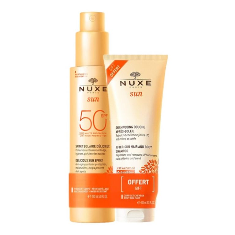 Nuxe Sun Pack Spray solaire délicieux 150 ml + Shampooing douche