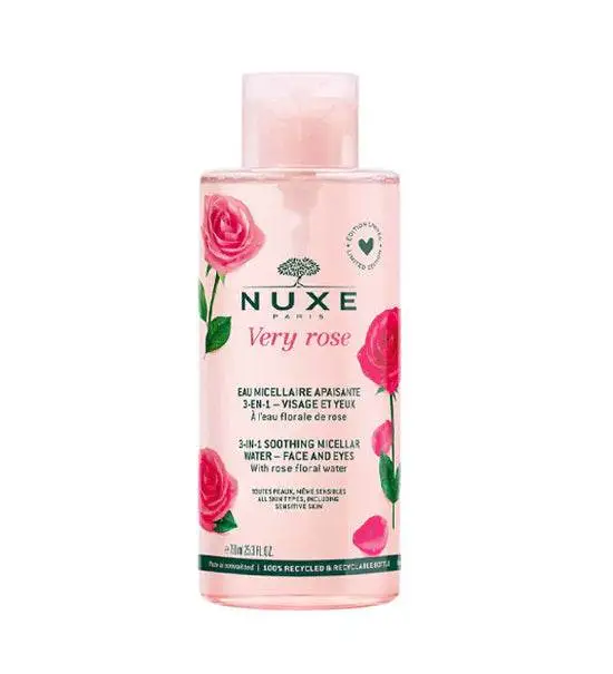 Nuxe Very Rose Eau micellaire apaisante 3-en-1 750 ml