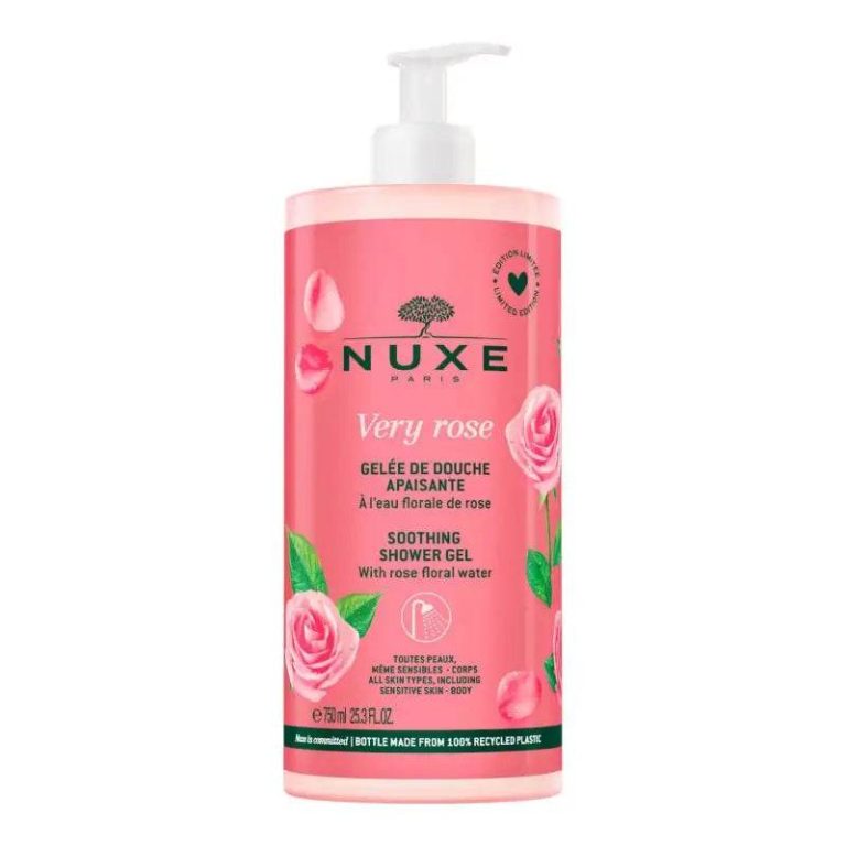 Nuxe Very Rose Gelée de douche apaisante 750 ml