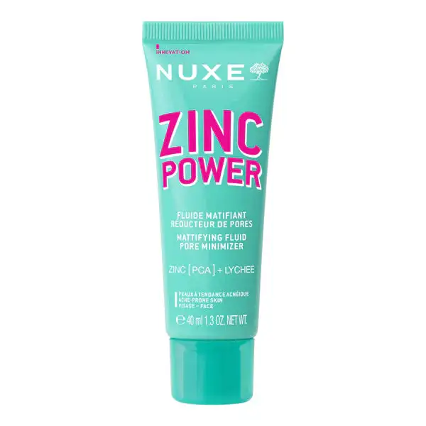 Nuxe Zinc Power Fluide matifiant réducteur de pores 40 ml Nuxe Zinc Power Fluide matifiant réducteur de pores 40 ml