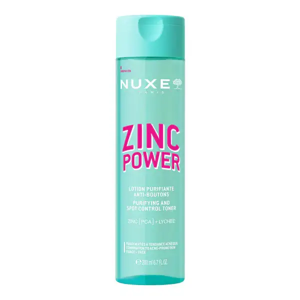 Nuxe Zinc Power Lotion purifiante anti-boutons 200 ml