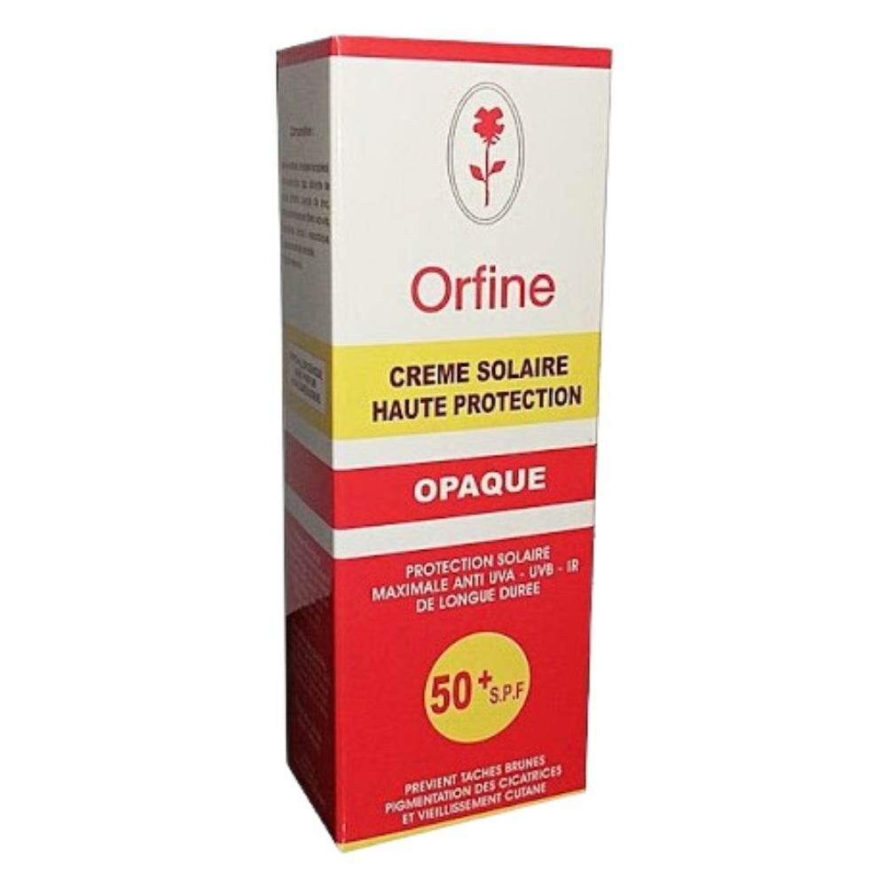 Orfine Écran solaire invisible crème opaque SPF50 Orfine Écran solaire invisible crème opaque SPF50